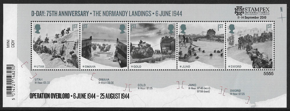 D-Day 75th Anniversary The Normandy Landings u/m mnh stamp