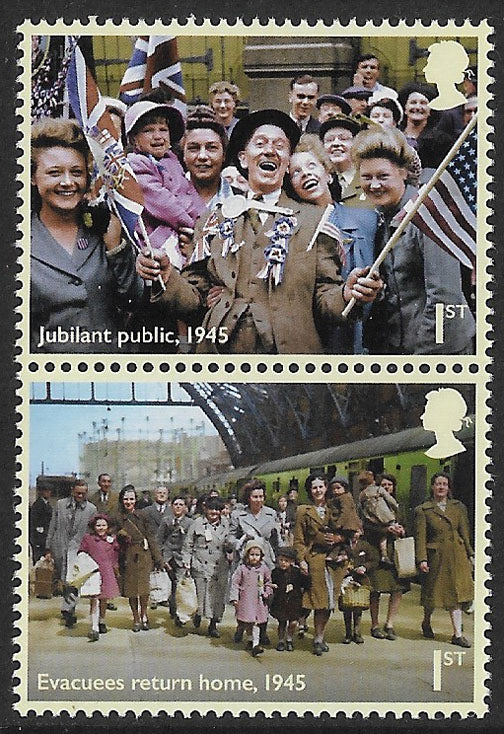 2020 End of the Second World War u m mnh stamp set Positively Postal