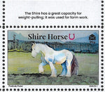 2024 Positively Postal Horses Artistamps unmounted mint stamp miniature sheet