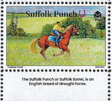 2024 Positively Postal Horses Artistamps unmounted mint stamp miniature sheet